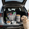 Dog Travel Organizer Kit packed for a road trip