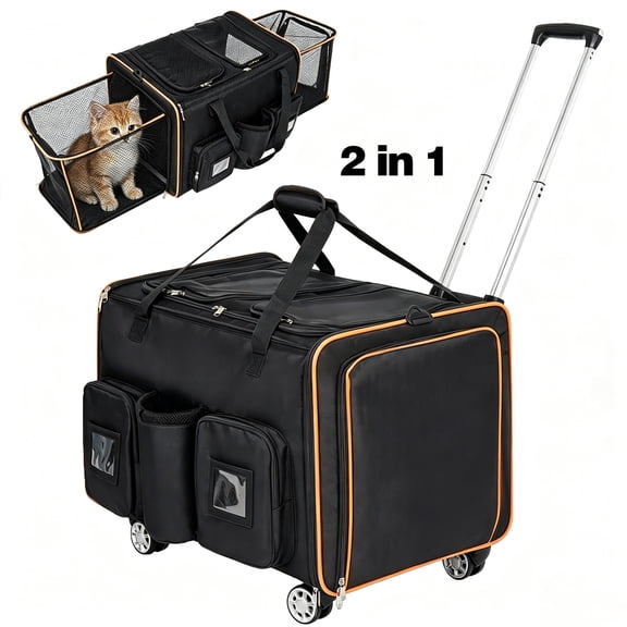 Large Rolling Pet Carrier