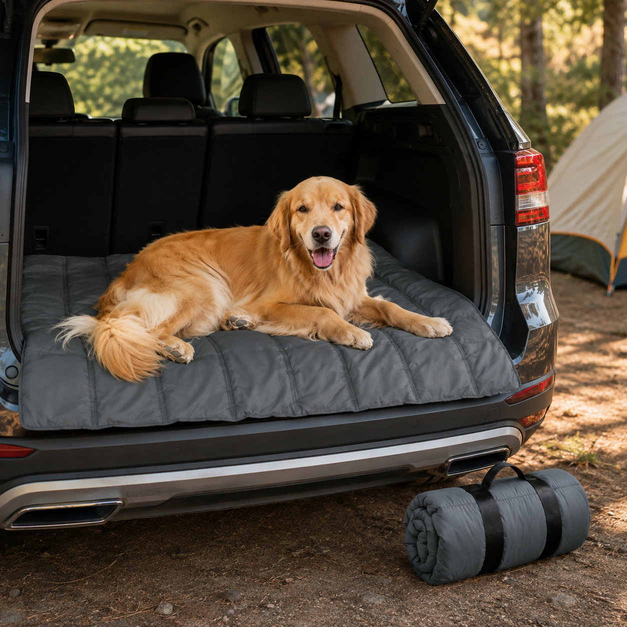 Waterproof Pet Travel Blanket in use